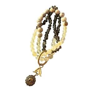 Barse Beaded Stone Stretch Bracelets